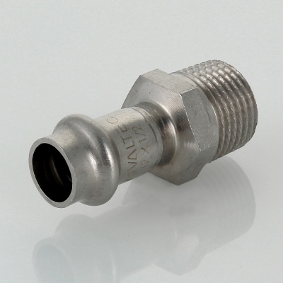 VTi.901.I.003506 Пресс-фитинг из нержавеющей стали с наружной резьбой Valtec 35 мм х 1"  - Вид №7