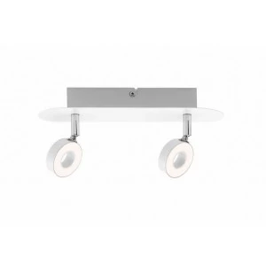 Спот потолочный светодиодный на 2 лампы белый светодиодный Cycle 60370 PAULMANN CYCLE 00-3891804 Белый