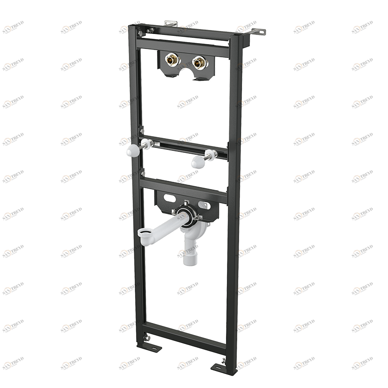 Монтажная рама для умывальника и смесителя co встроенным сифоном ALCAPLAST A104AVS1200