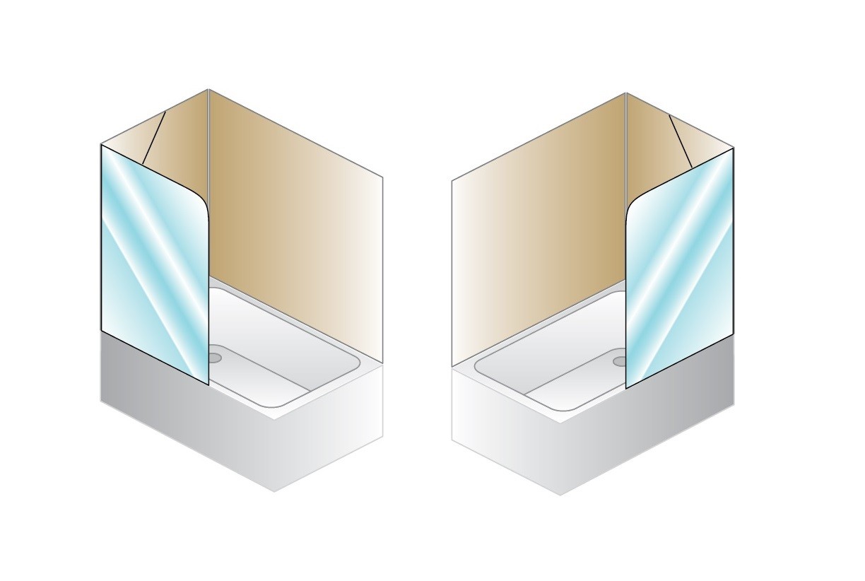00905 Душевое ограждения на борт вынны Kolpa-San Словения  - Вид №2