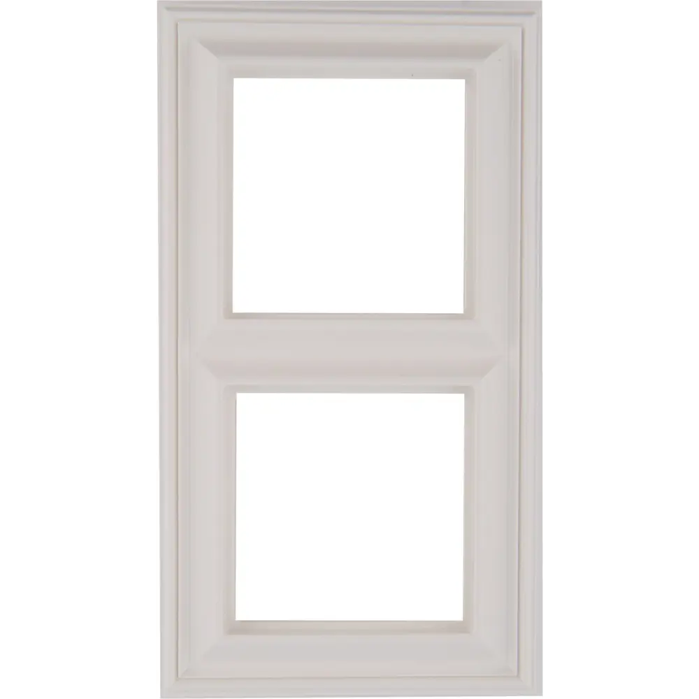 Рамка для розеток и выключателей EcoProfi Design 2 поста цвет бежевый Santreyd Jung EcoProfi STLM-2000583 - Вид №1