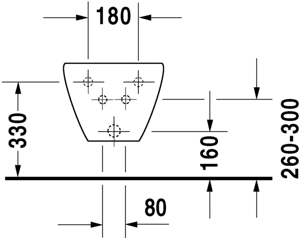 253210..00 Биде подвесное Duraplus Duravit - Вид №5
