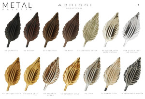 Металлическая люстра