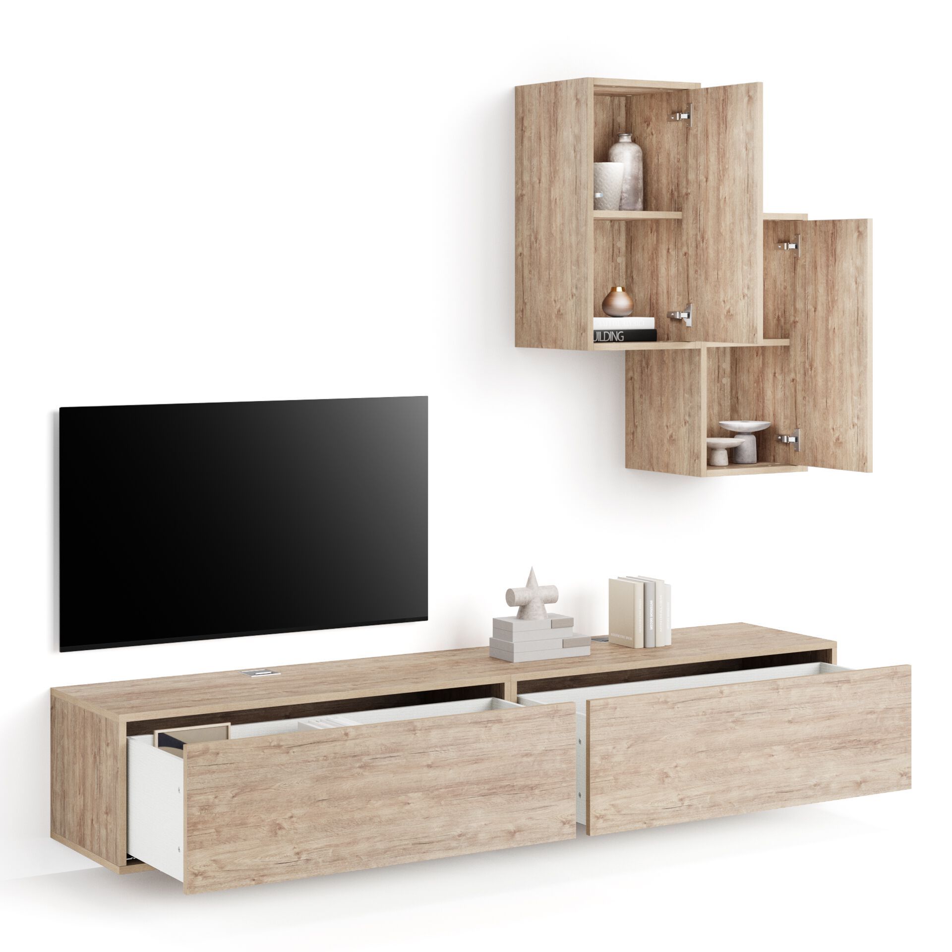 Модульная оборудованная стена установленная стеной в меламинированном Mobili Fiver IACOPO ARCH-00070420 - Вид №41