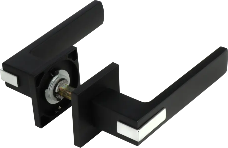 Дверные ручки Edson EDS-136B-Q2 черные для межкомнатных дверей 85170395