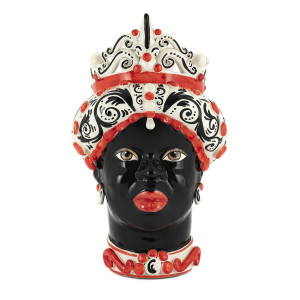 200656-BR ABHIKA ВАЗА MORO LADY MEDIUM BLACK/RED