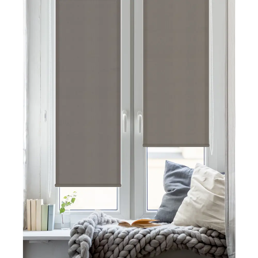 Штора рулонная Inspire Шантунг 60x160 см коричневая 82807420 STLM-2013010 - Вид №5