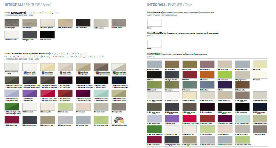 WALL7 Комплект мебели cm 120 (p. 35/45) Berloni Bagno 43302 - Вид №1