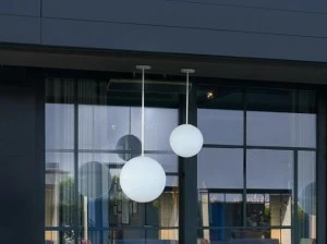 SLIDE Подвесной светильник уличный из полиэтилена Globo