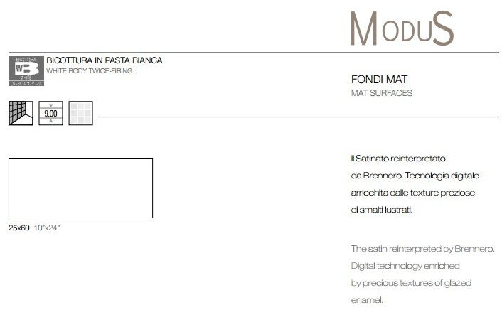 CERAMICHE BRENNERO Белая плитка для стен Modus Floir - Вид №4