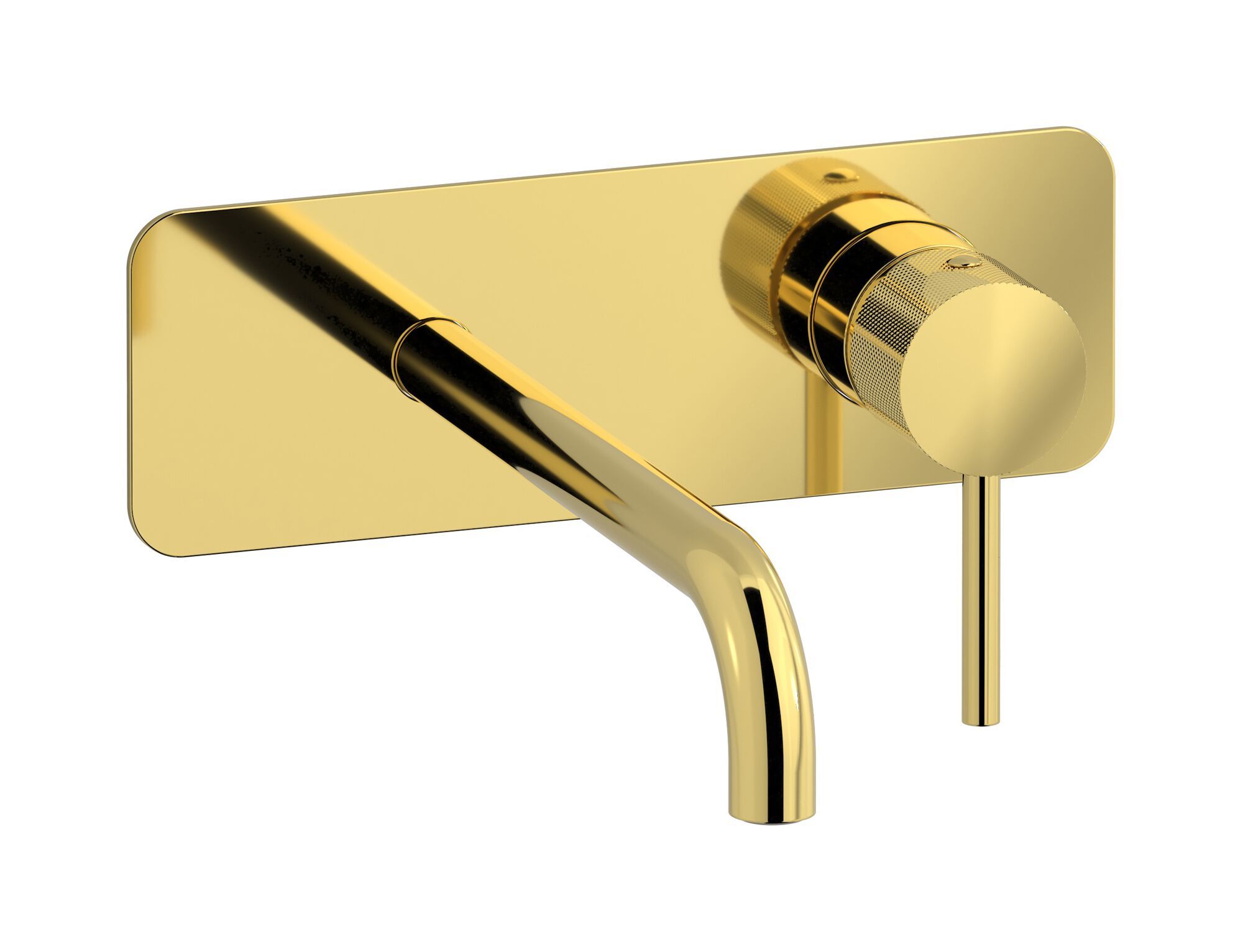 Настенный смеситель для раковины с 2 отверстиями и автоматическим сливом IB промышленность ARCH-00148636 - Вид №8