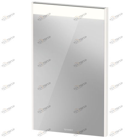 BR702002222 Brioso Зеркало с подсветкой Белый глянцевый декор Duravit