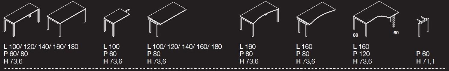 Las Mobili Модульный рабочий стол Oxi sun-id-1384078 - Вид №3