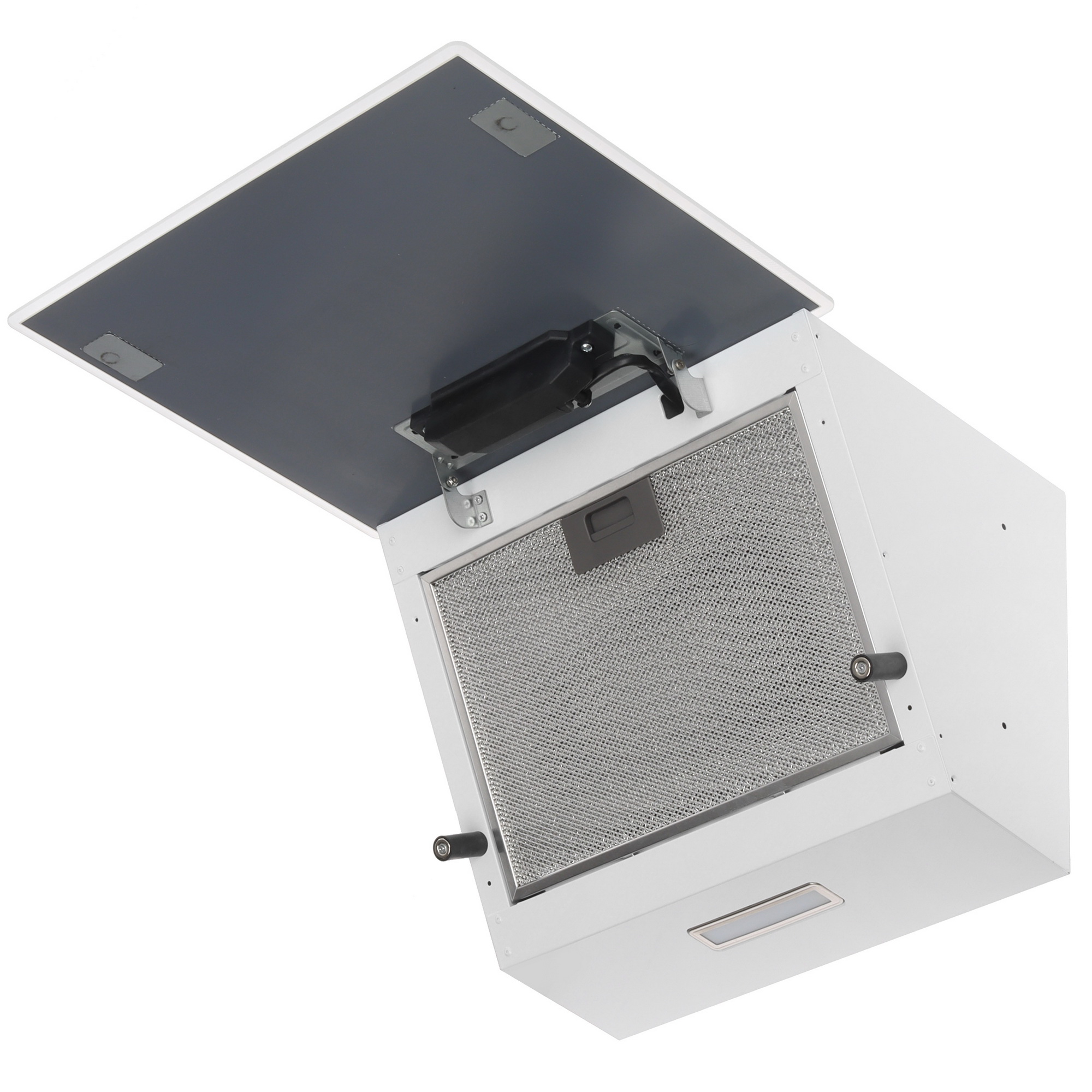 9168698 Вытяжка наклонная Meferi AIRBOX45WH LIGHT белый STDN-0039456 - Вид №2