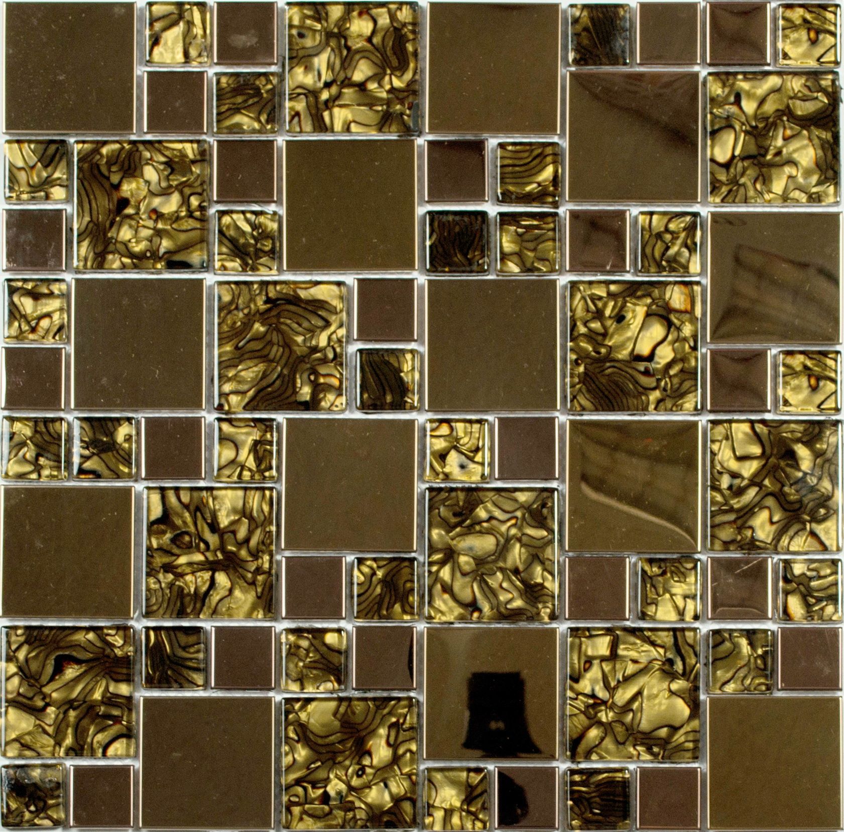 Мозаика металлическая MS-612 SN-Mosaic Metal 