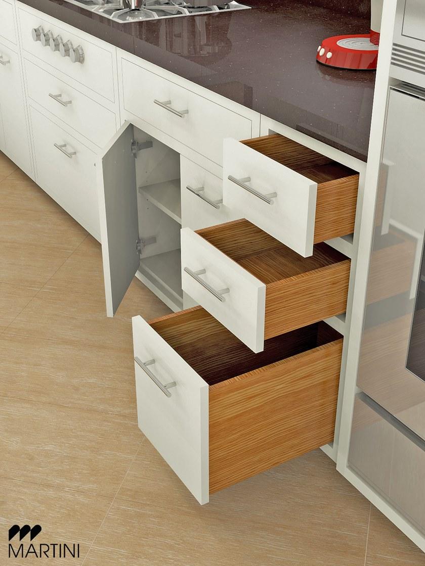 Martini Interiors Кухня из лакированного массива дерева на заказ с островом sun-id-1463722 - Вид №4