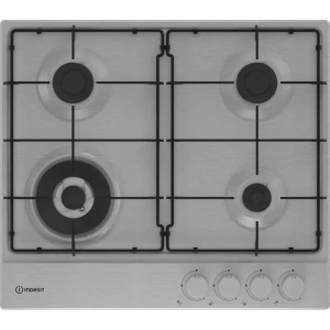 91856634 Газовая варочная панель Indesit THPM 641 W/IX/I 58 см 4 конфорки цвет нержавеющая сталь STLM-1337834