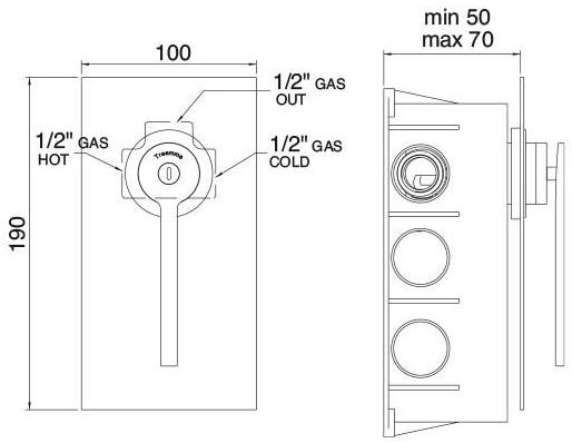 Rubinetterie Treemme Time_out  5108_tl  - Вид №1