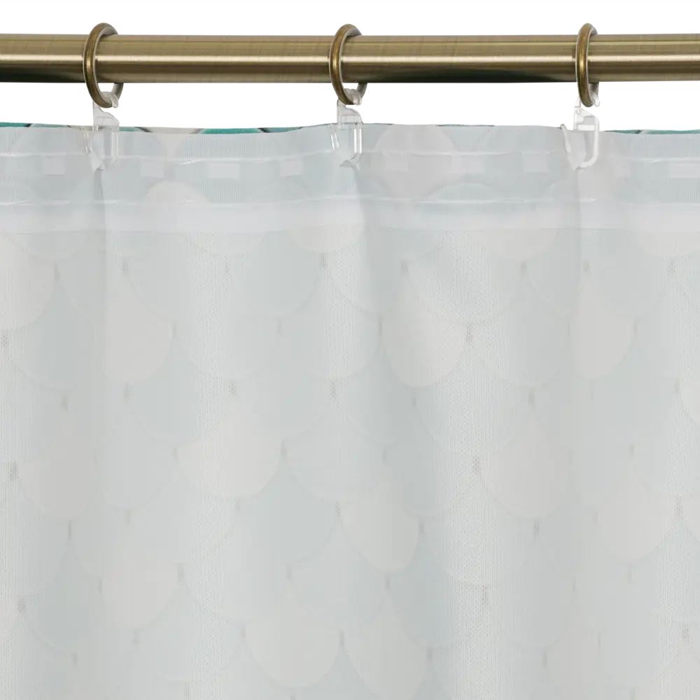 Штора на ленте «Мозаика», 160x280 см, геометрия, цвет бирюзовый GARDEN STLM-2015347 - Вид №3