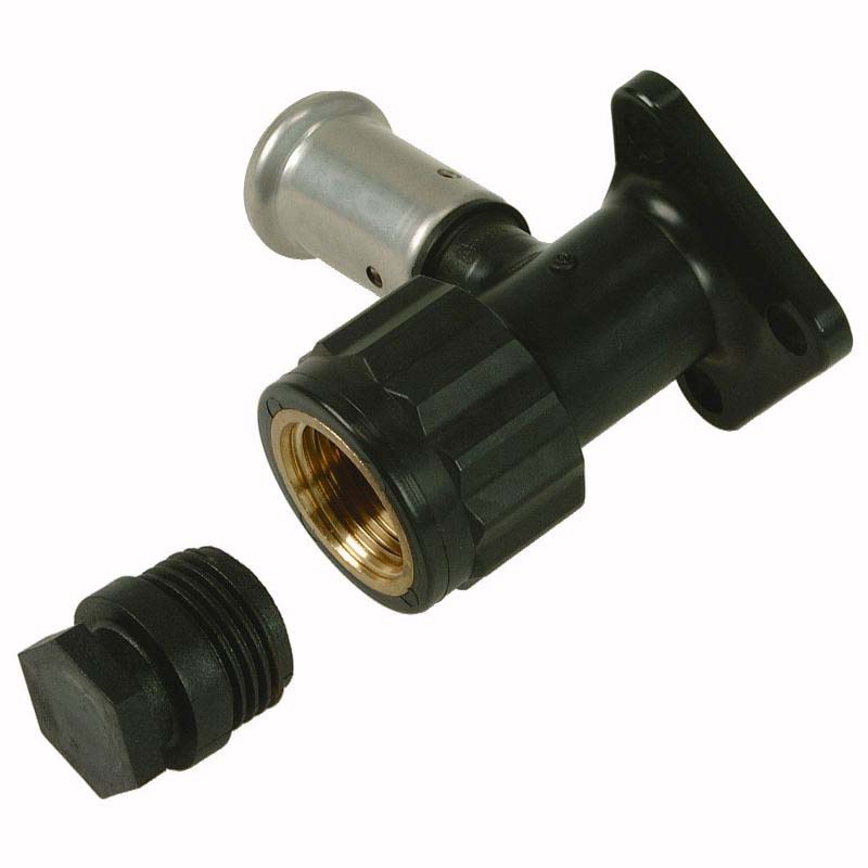 Водорозетка пресс-В PVDF HENCO 16x1/2" 2PK2004BP