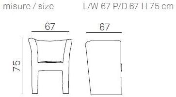 Gruppo Tomasella Кресло в коже sun-id-1392328 - Вид №1