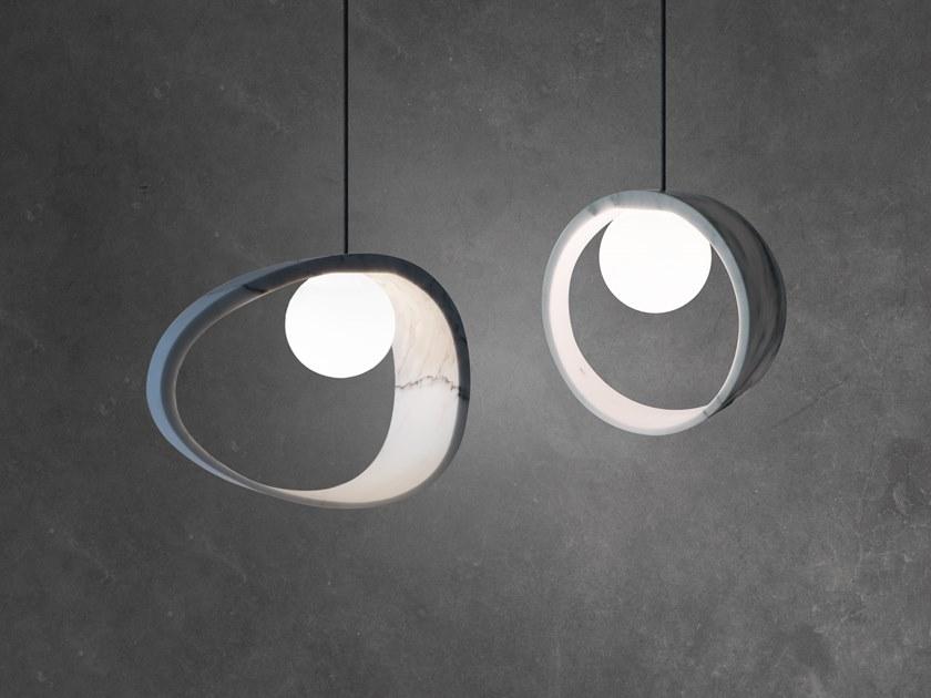 SAGEVAN MARMI Подвесной светильник из скульптурного мрамора Naturaluce sun-id-1378634 - Вид №3