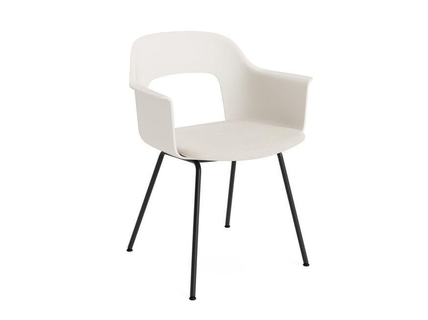 Стул из полипропилена с мягким сиденьем с подлокотниками Hay макет ARCH-00119434 - Вид №33