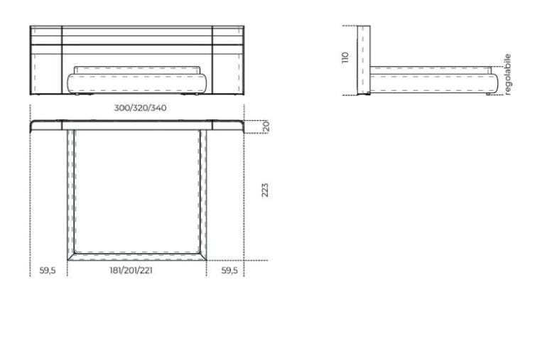Двуспальная мягкая кровать Gallotti&Radice SUNRISE ARCH-00139210 - Вид №8