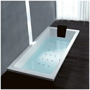 Ванна Gruppo treesse Quadra 170 V072C-DX белая с аэромассажем прямоугольная встроенная правая