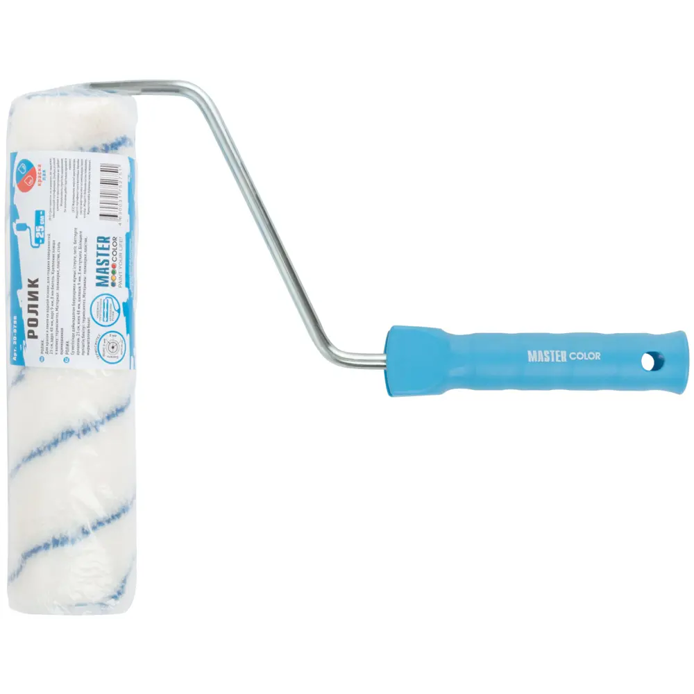Валик для водных красок 250 мм Master Сolor ворс 9 мм полиамид с ручкой MASTER COLOR STLM-2190453 - Вид №2