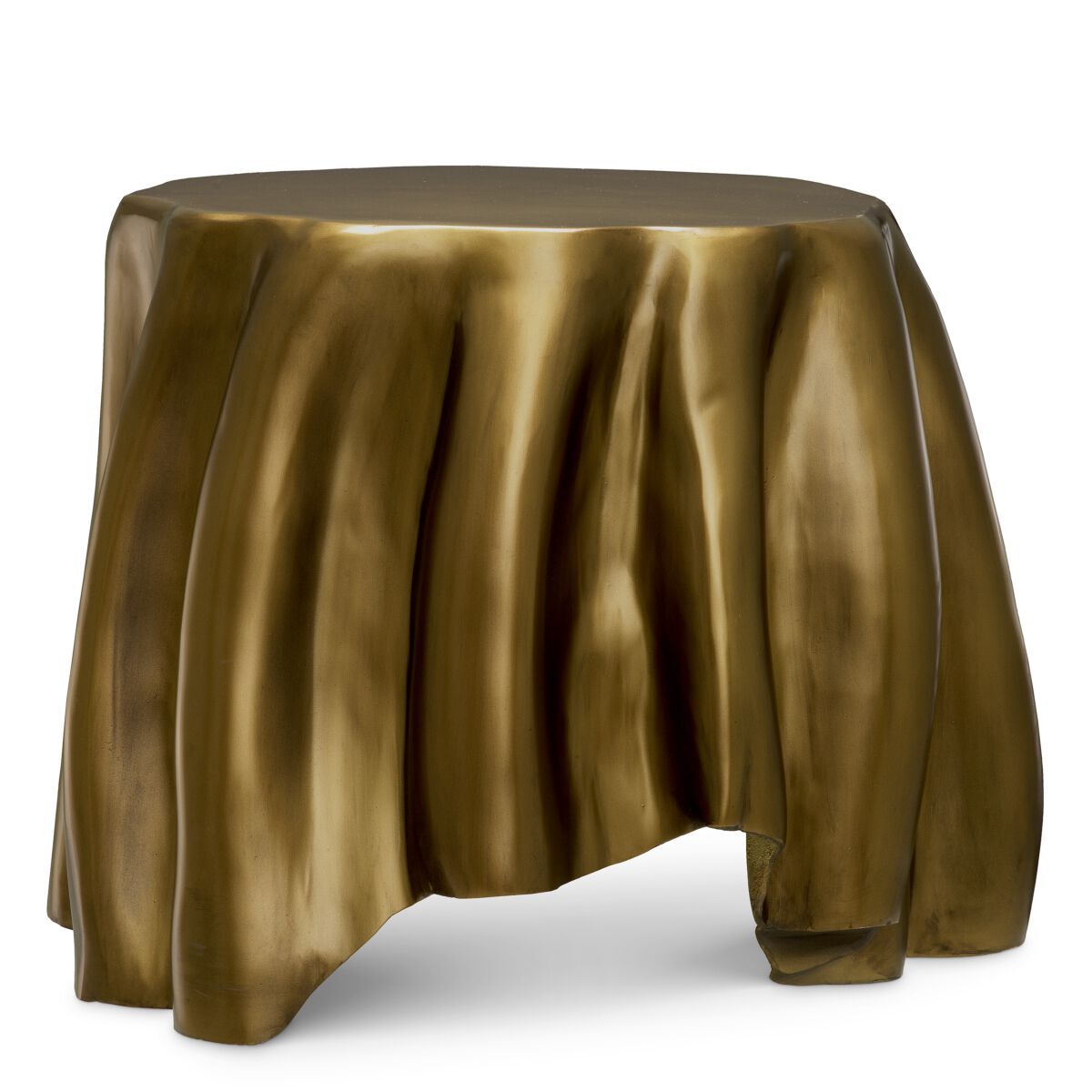 Круглый латунный журнальный столик Eichholtz CHABOT ARCH-00029187 - Вид №3