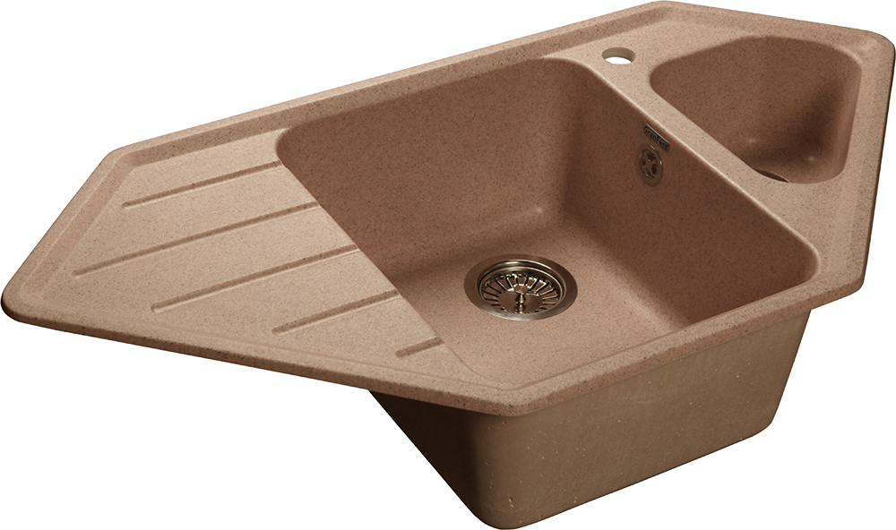 Кухонная мойка Искусственный камень CORNER S383 GranFest C-950E-S383
