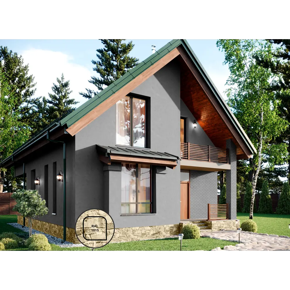 LINNIMAX Silikon Super Fassade - Фасадная силиконовая краска с онлайн-колеровкой 89349579 STLM-0853664 - Вид №4