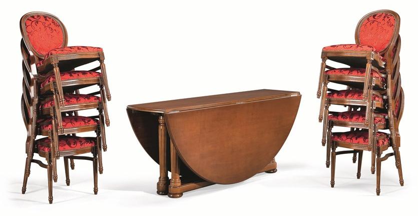 SCAPPINI & C Складной круглый деревянный обеденный стол 35th anniversary 339 - Вид №1