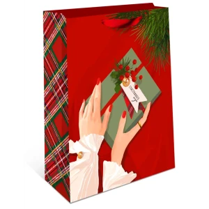 Подарочный пакет Арт и дизайн Плюс 32x26 см в ассортименте