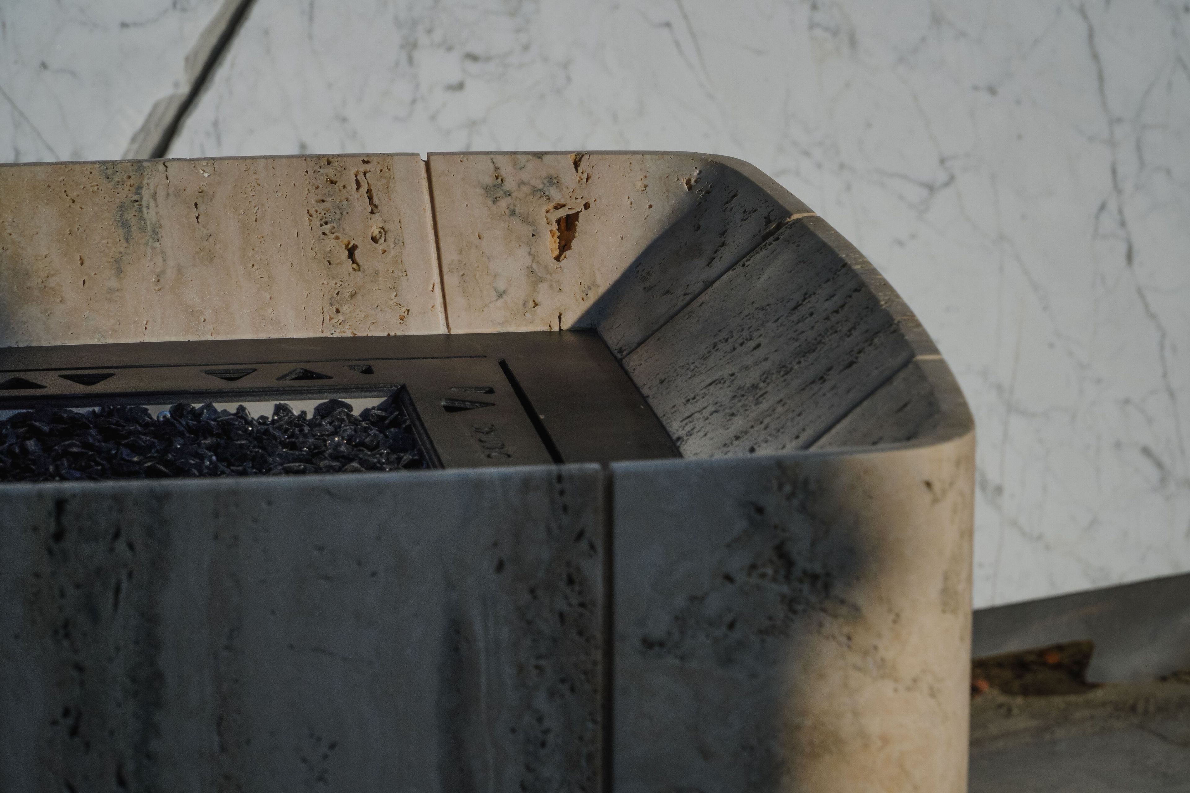 Биоэтанольный мраморный камин Maami Home ESSENTIA LARGE ARCH-00018921