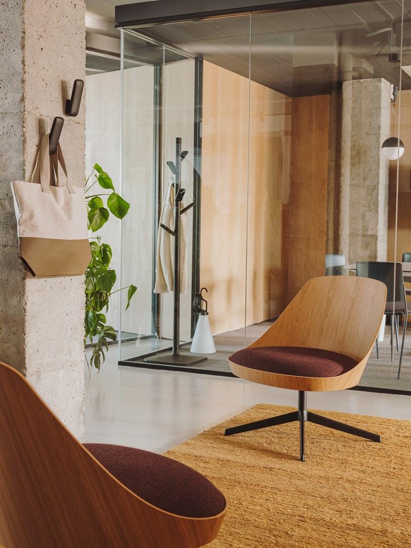 ENEA Кресло из дуба с 4-мя спицами и встроенной подушкой Kaiak sun-id-1347857 - Вид №3