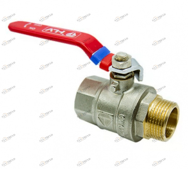 Кран шаровый 1/2 вн-нр рыч.101215/01 HLV 101215/01 181185