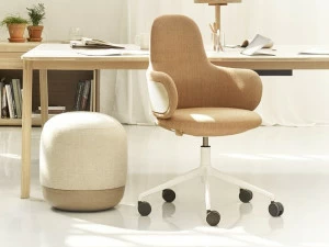 ALKI Стул офисный вращающийся с 5 спицами на колесиках