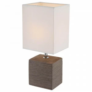 Лампа настольная белая Globo Geri 21677 GLOBO GERI 00-3906743 Белый