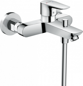 71741000 Talis E Смеситель для ванны, однорычажный, внешнего монтажа, с межосевым расстоянием 15,3 см Hansgrohe