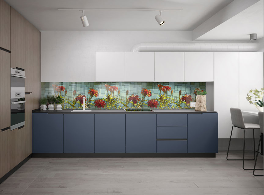 Стеновые панели - Витраж Мармарис LIGRON LIST126 2244 - Вид №2