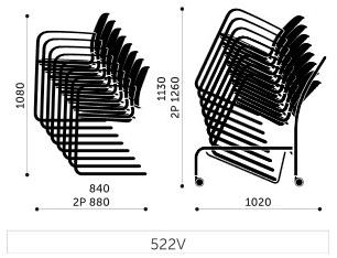 profim Консольный штабелируемый конференц-стул из пластика с подлокотниками Zoo sun-id-1470388 - Вид №4