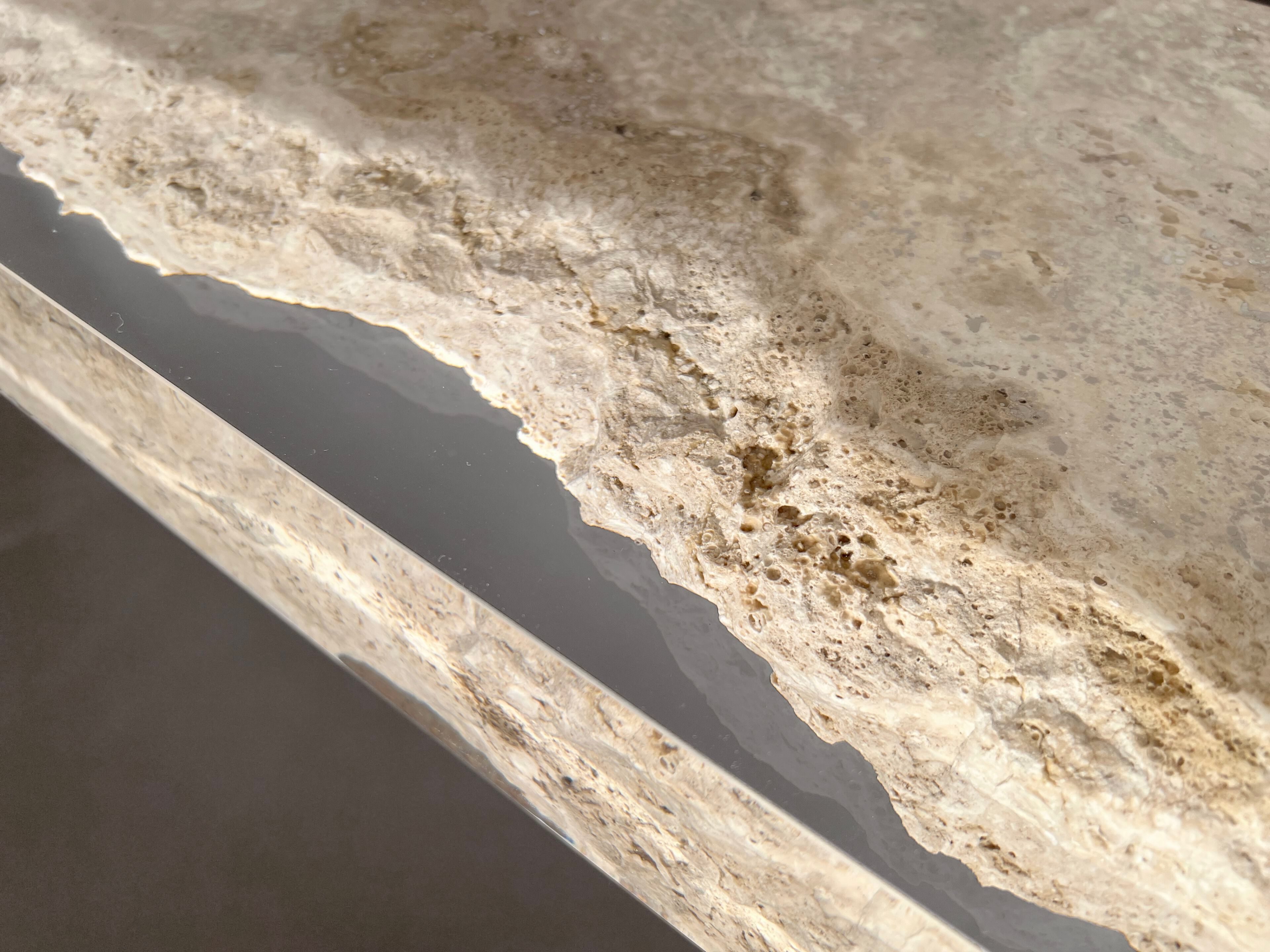 Прямоугольная консоль из травертина от Rapolano alcarol Bedrock ARCH-00045116 - Вид №16