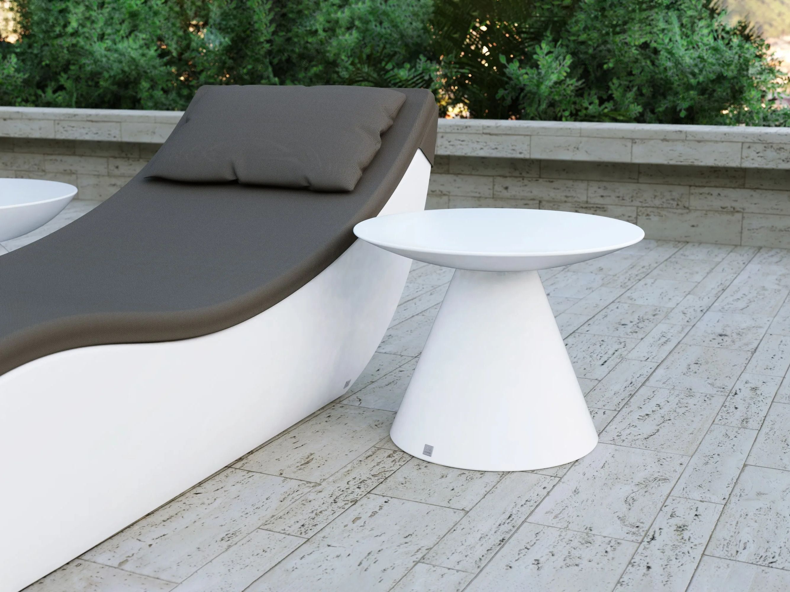 Круглый стол из стекловолокна GANSK океан ARCH-00063661 - Вид №3