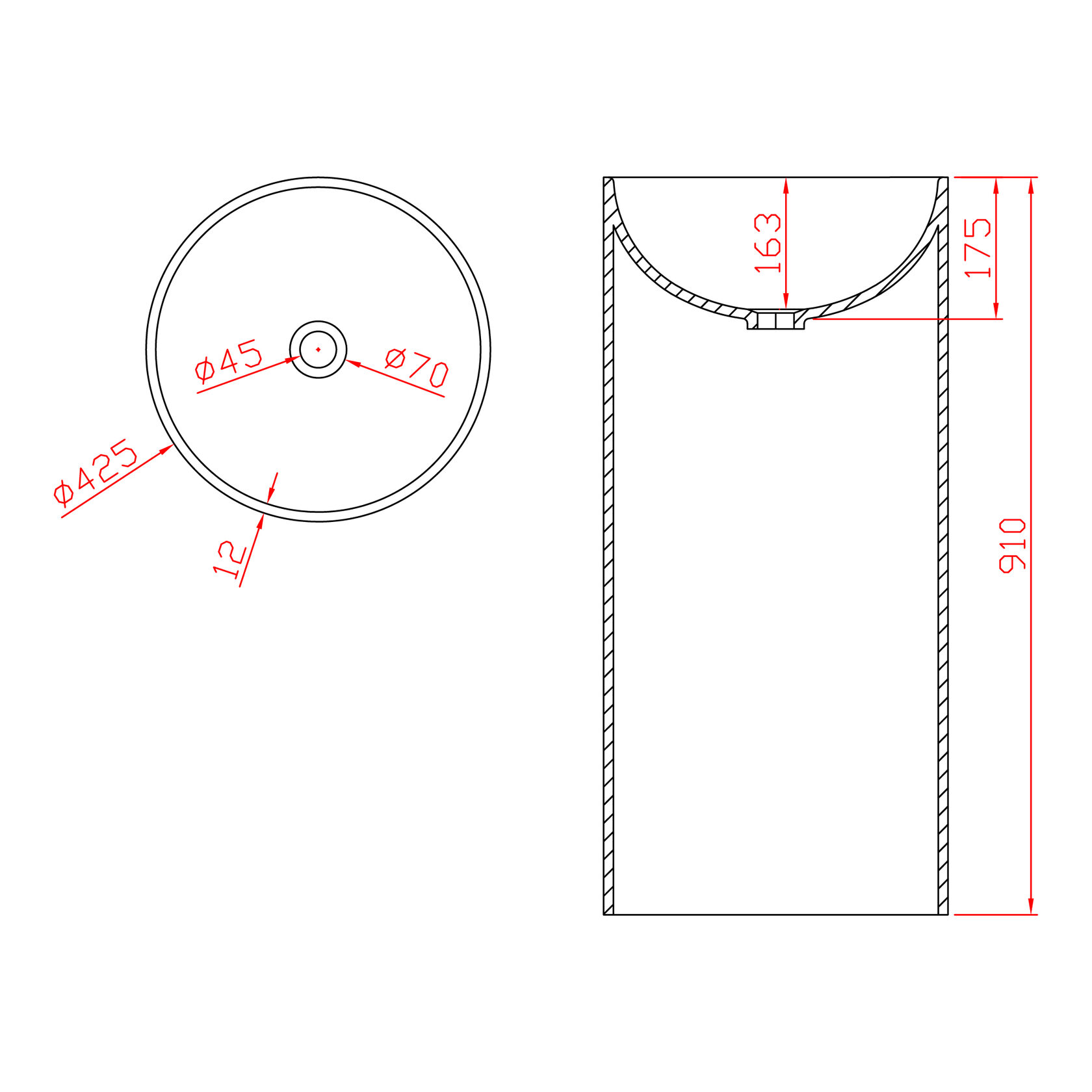 11235 Раковина Pisa LAB.Space  - Вид №11