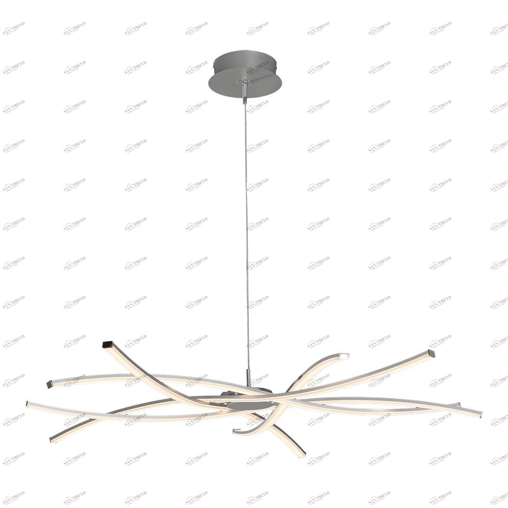 Подвесная светодиодная люстра Mantra Aire Led 5910 MANTRA ДИЗАЙНЕРСКИЕ, AIRE LED 088314 Серебро 