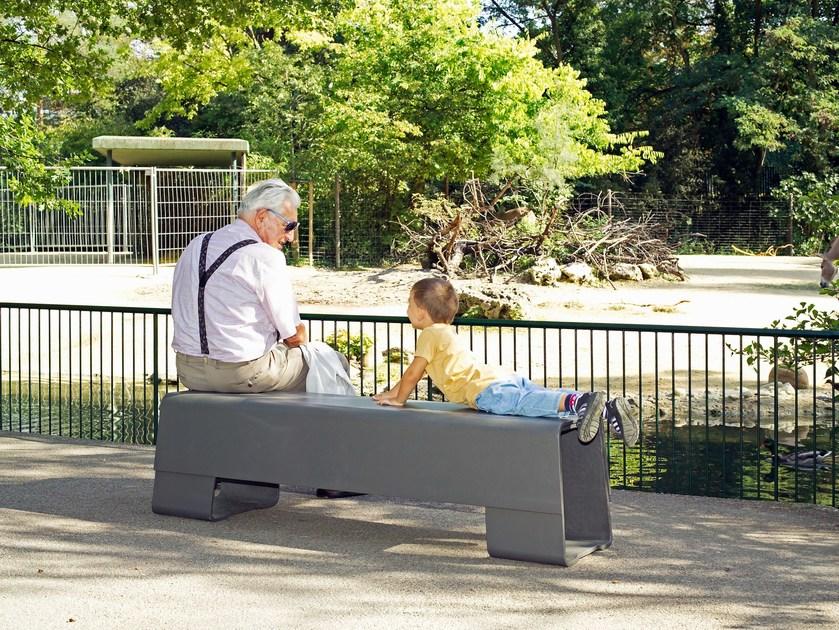 SWISSPEARL Italia Садовая скамейка из бетона Design 8054027 - Вид №1