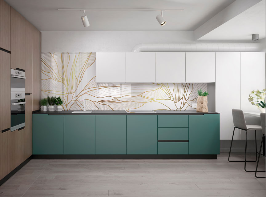 Стеновые панели - Голд флори LIGRON LIST52 2186 - Вид №4