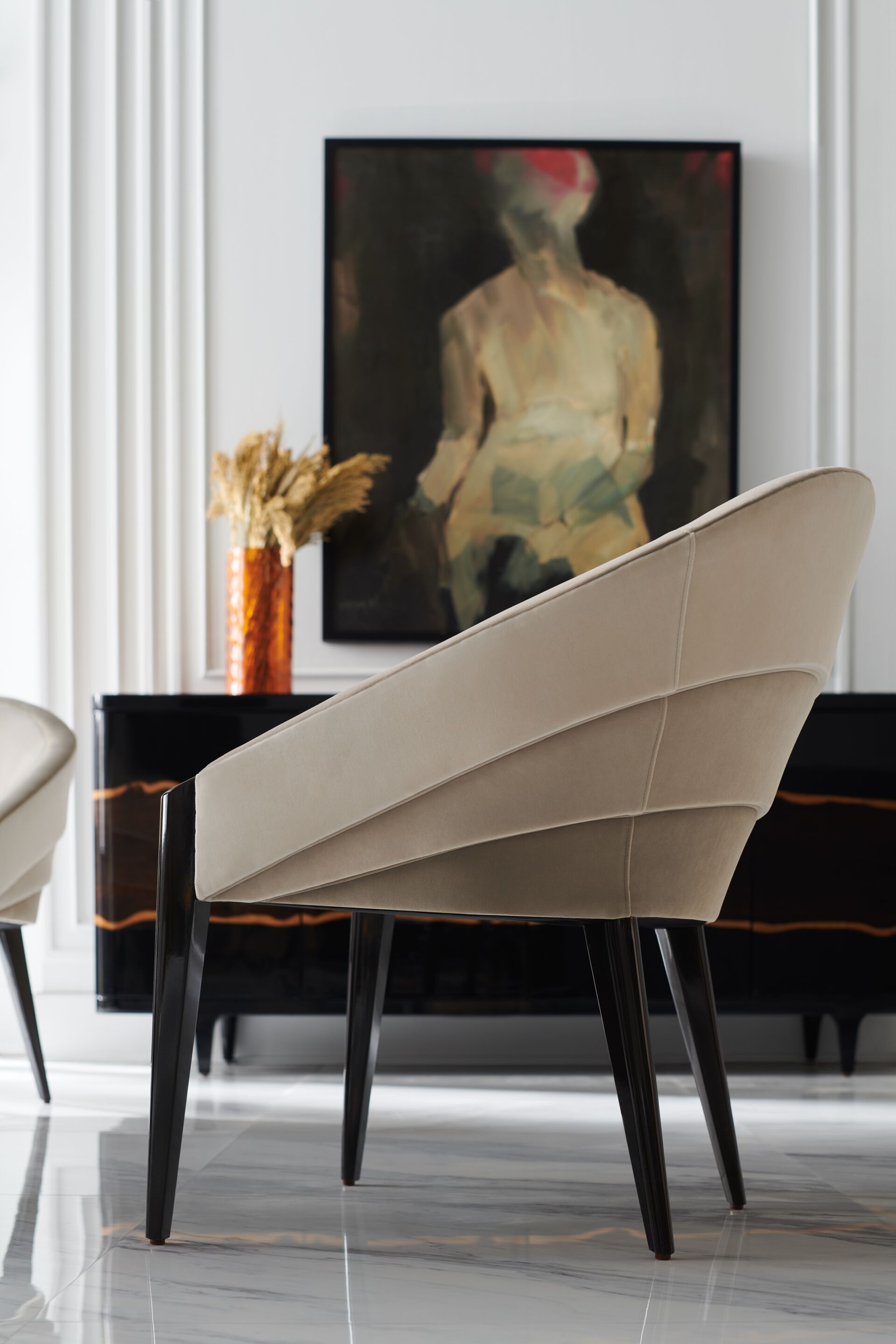 Мягкий стул из ткани Caracole ON ALL LEVELS ARCH-00143668 - Вид №1